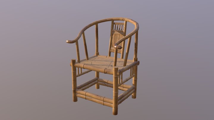 Bamboo Chair 3D Model