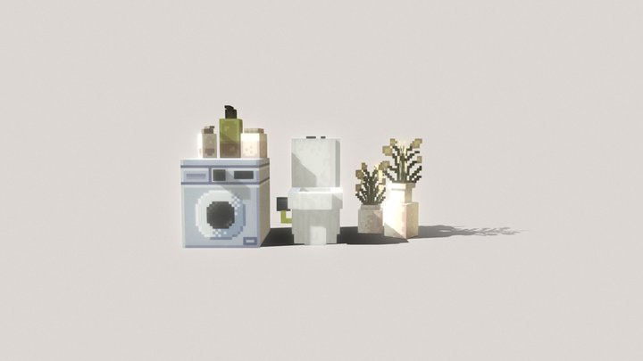 Preview Toilet 3D Model