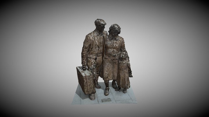 Homenaje a los emigrantes 3D Model