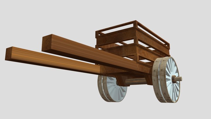 Wagon - Cart for #3December2022Challenge - 12/13 3D Model