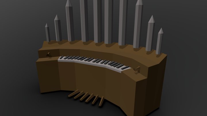 Pipe Organs 3D Model