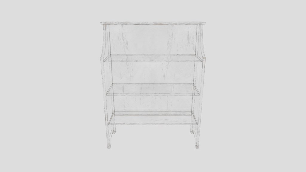 Antique Primitive Dish Shelf