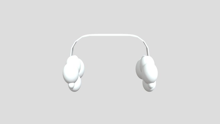 Cloud Heapdphones 3D Model