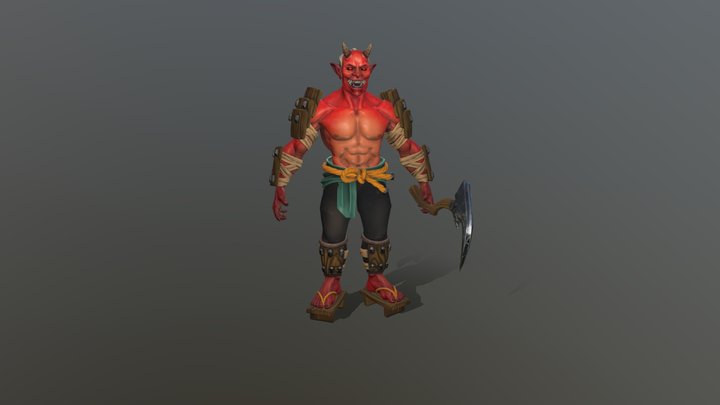 Daemon Oni 3D Model