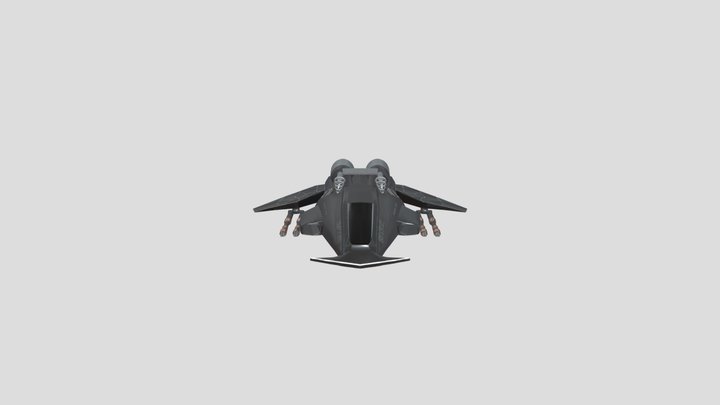 SpaceShip-M22 V2 3D Model