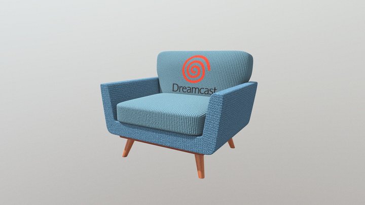 Dreamcast sofa 3D Model