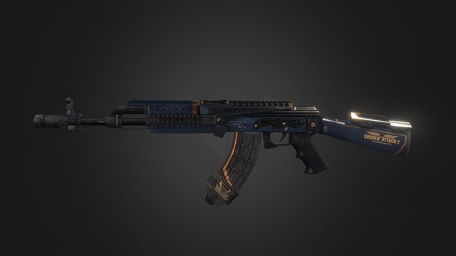AK47 3D Model