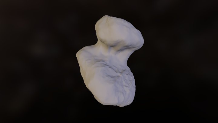 ESA Rosetta - Comet 67P (3D printable) 3D Model