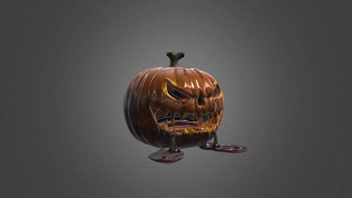 Halloween Pumpkin 3D Model