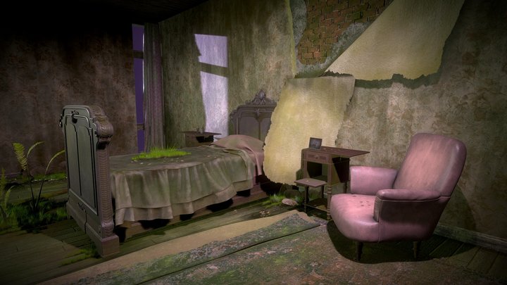 Abandoned Room 3D Model