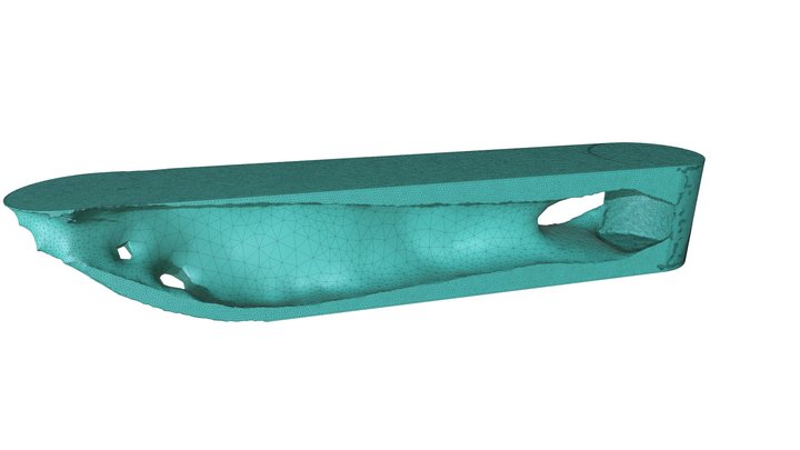 Smoothed Topology 3D Model