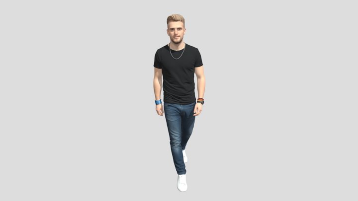 Casual Stride – Kostenloses 3D-Modell STL