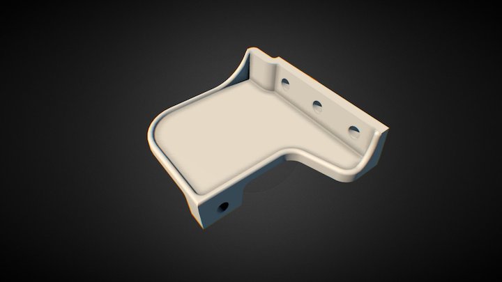 Slide Bar Bracket A 3D Model