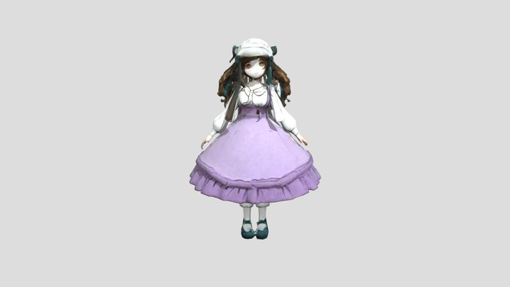 nagisa mikogami 2 3D Model
