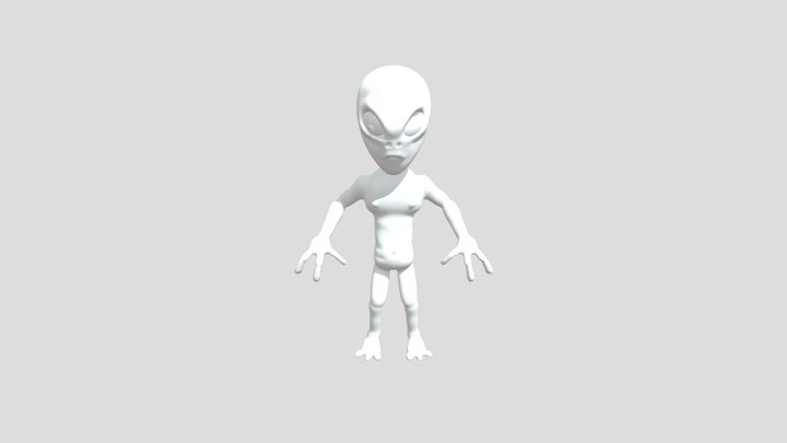 Game alien model 3D Model