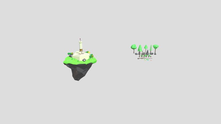 LUNG CU HA GIANG LOWPOLY 3D Model