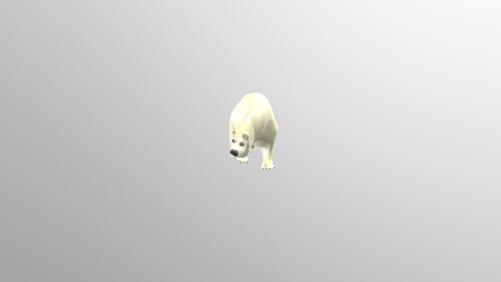Animated Polar Bear 3D Model