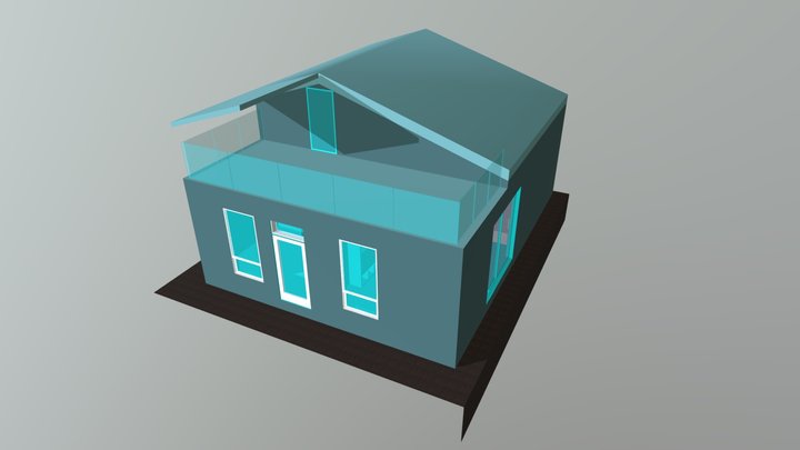 N-L + Terrace roof 3D Model