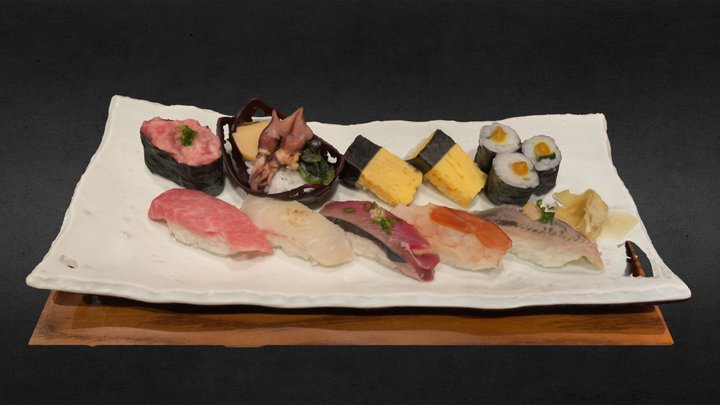 Sushi 3D Model