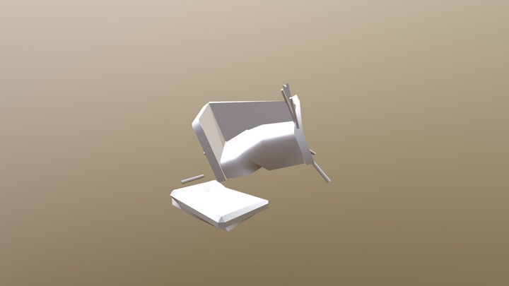 Chair (destroyed) 3D Model