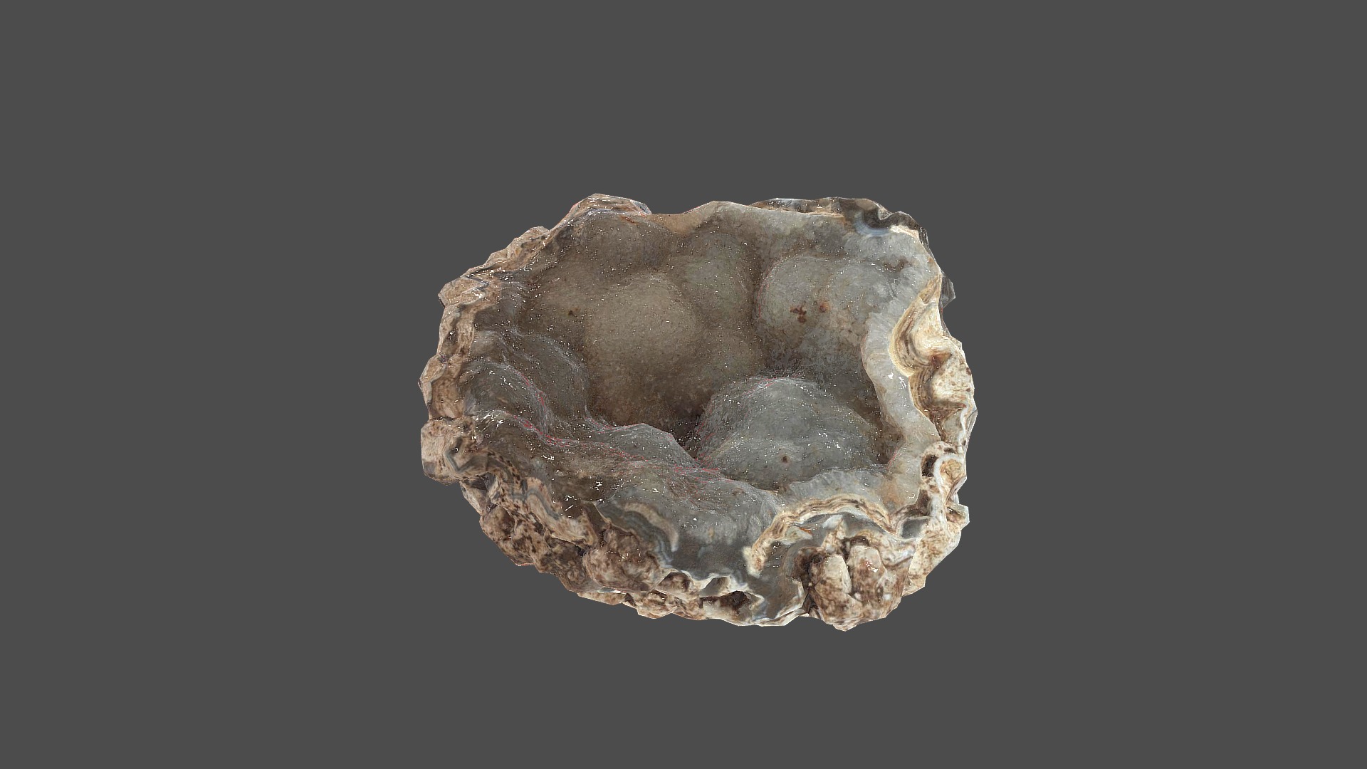 3D model Small Geode - This is a 3D model of the Small Geode. The 3D model is about a close-up of a rock.