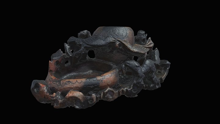 Dekorativní řezba 3D Model