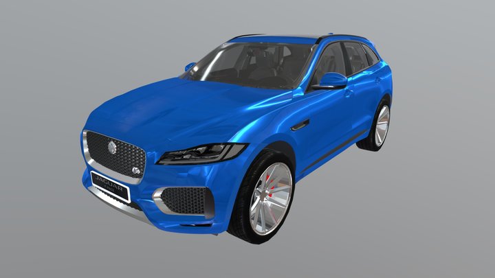 Jaguar F- Pace 3D Model