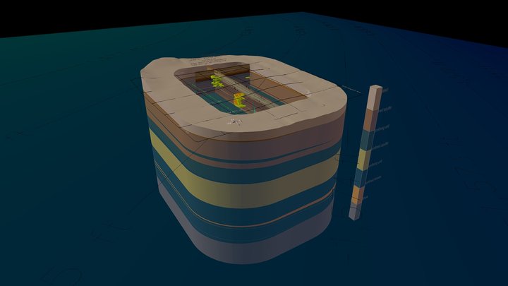 CSM Example - Multiple Dry Cleaner Source Areas 3D Model