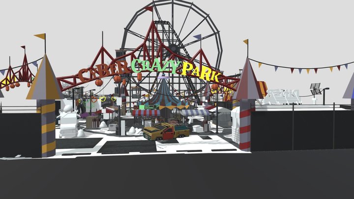 Amusement Park 3D Model