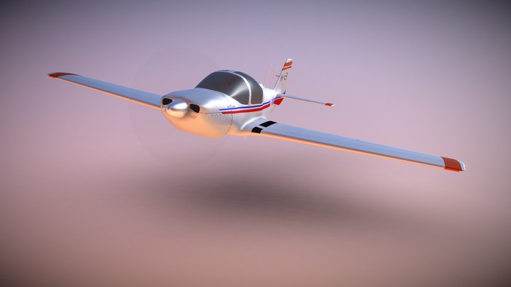 GROB 120 French Air Force 3D Model