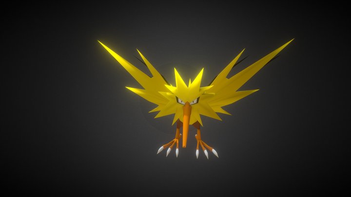 #145 Zapdos final version 3D Model