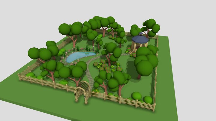 Garden 3D Model