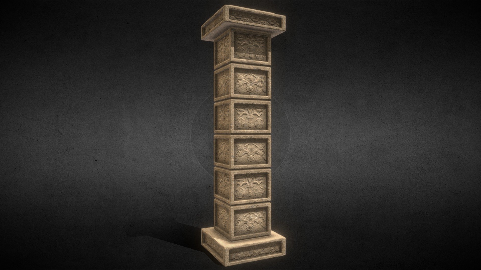 Ancient Stone Pillar_D