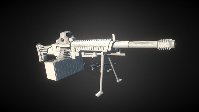 M249 3D Model