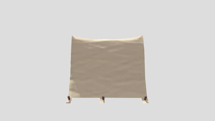 Makeshift Tent 3D Model