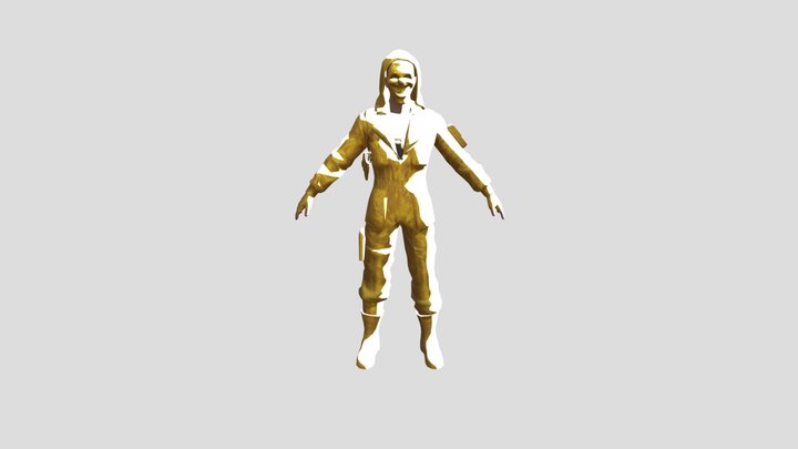 Top_criminal_golden_bundle_yellow 3D Model