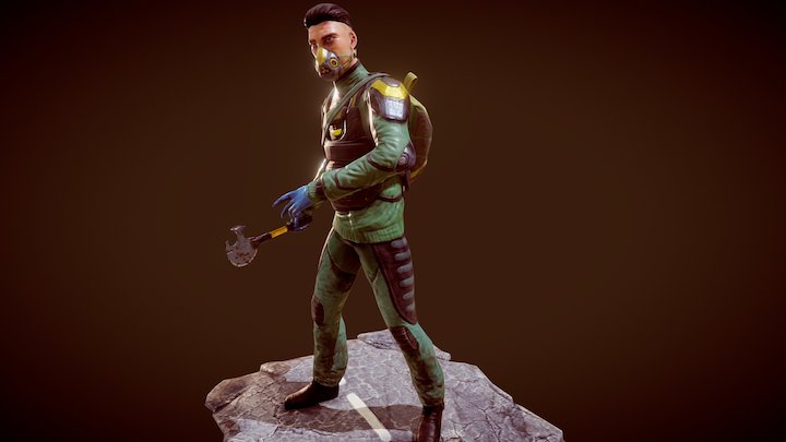 Vault Man 3D Model