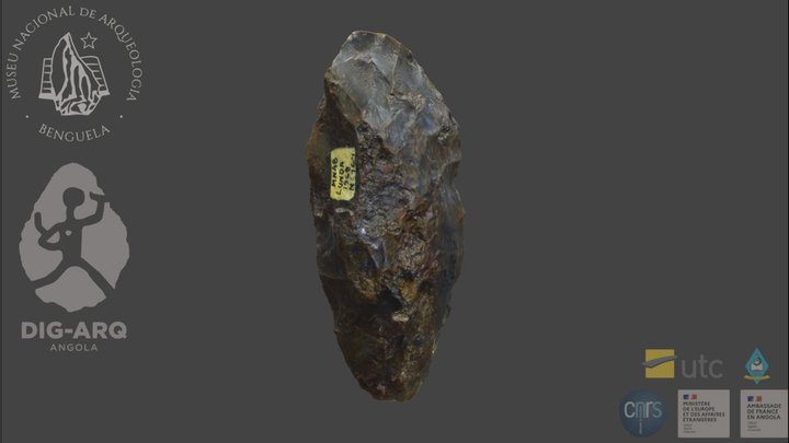 Core-axe, Lunda-Norte, Angola 3D Model
