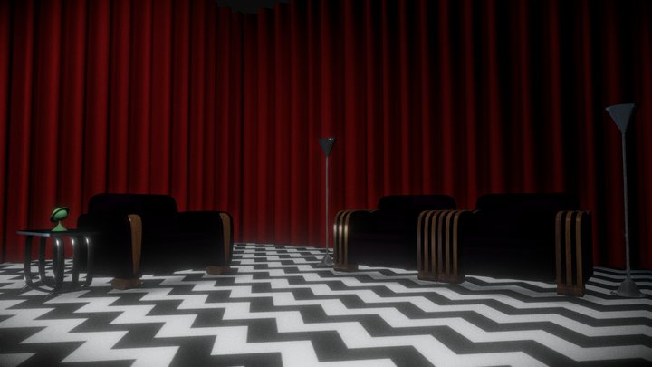 Twin Peaks Black Lodge 3D Model