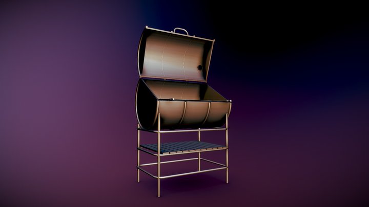 Santa Madre Club House - Barrel Grill 3D Model