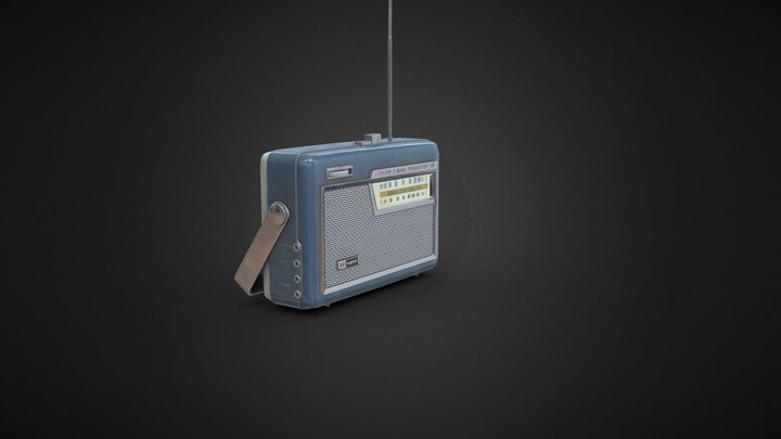 10TL-429F Radio Toshiba Corporation 3D Model