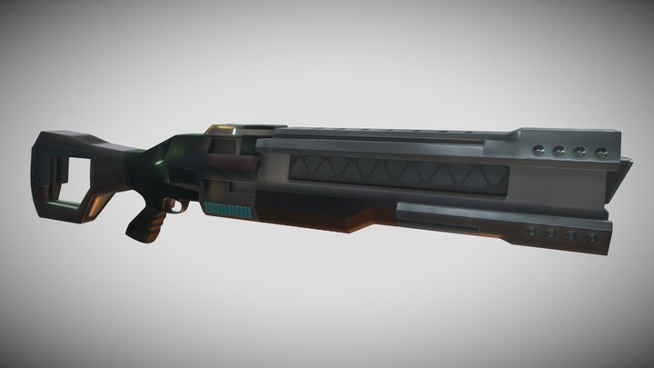 scifi-gun 3D Model