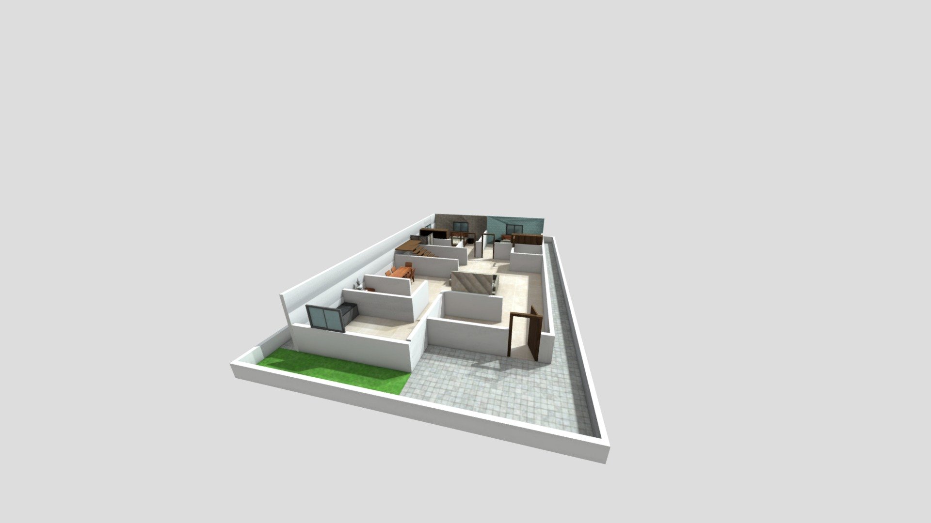 3D Floor Plan GLB Test - 3D Model By Richard Hong (@RichardHong ...