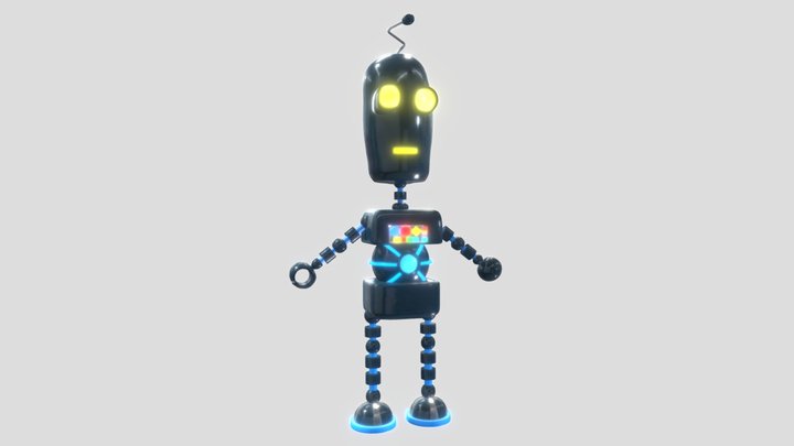 Robert the Robot 3D Model