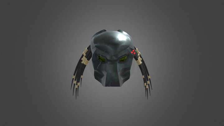 Predator's Mask 3D Model