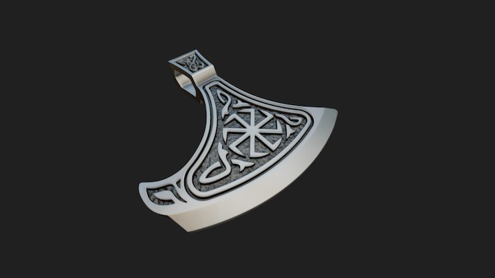 Slavic Axe 3D Model