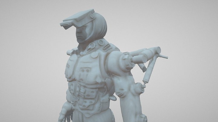 EXO SUIT 3D Model