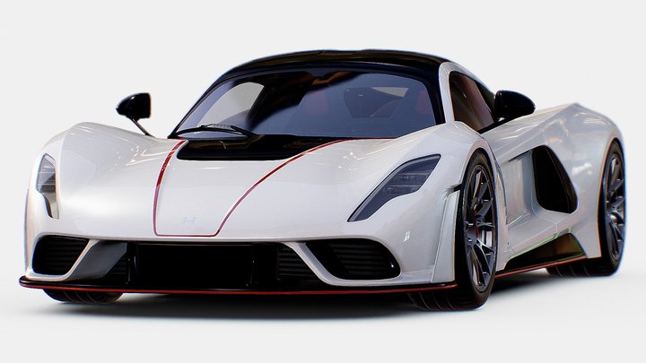 Hennessey Venom Roadster 2023 | www.vecarz.com – Kostenloses 3D-Modell STL