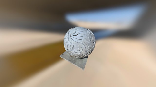 Stone ball(edited by MeshMixer) 3D Model