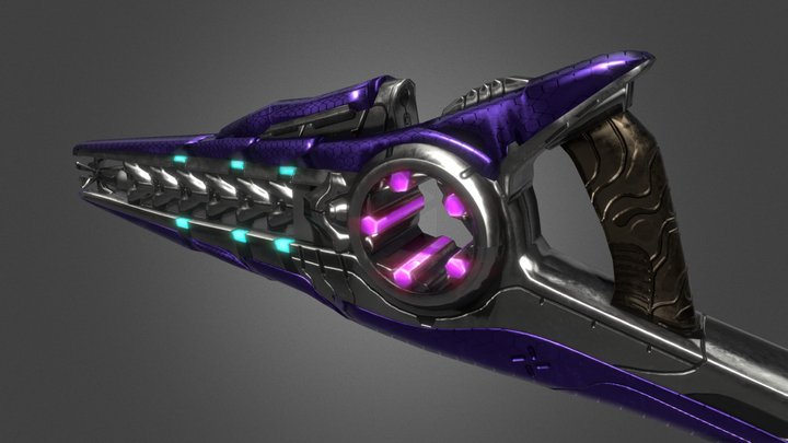 Halo - Beam Rifle 3D Model